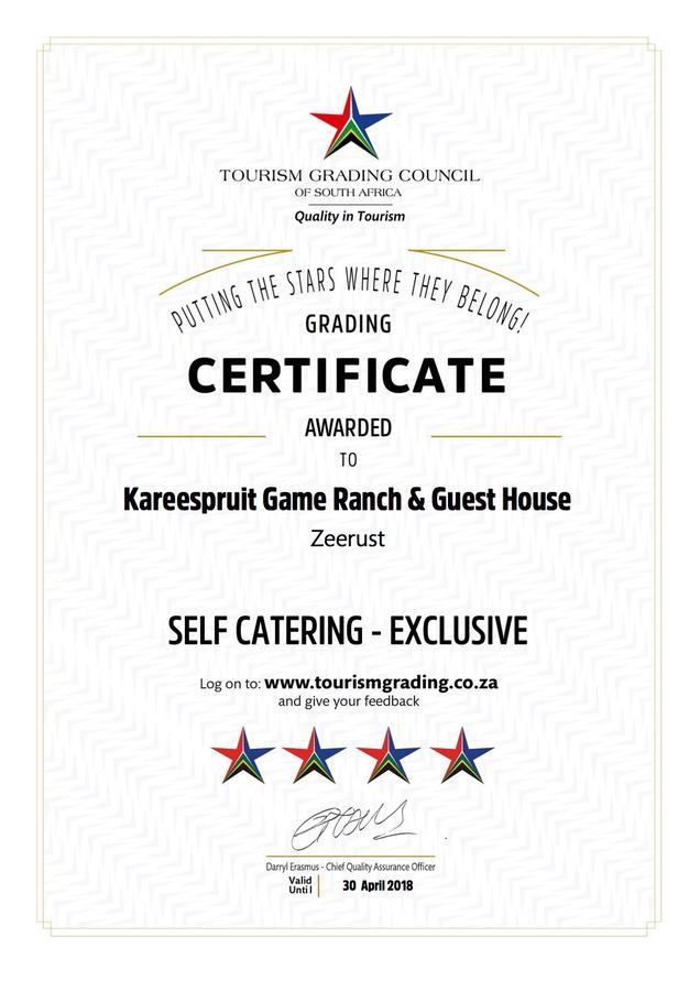 Kareespruit Game Ranch & Guest House Zeerust Ruang foto